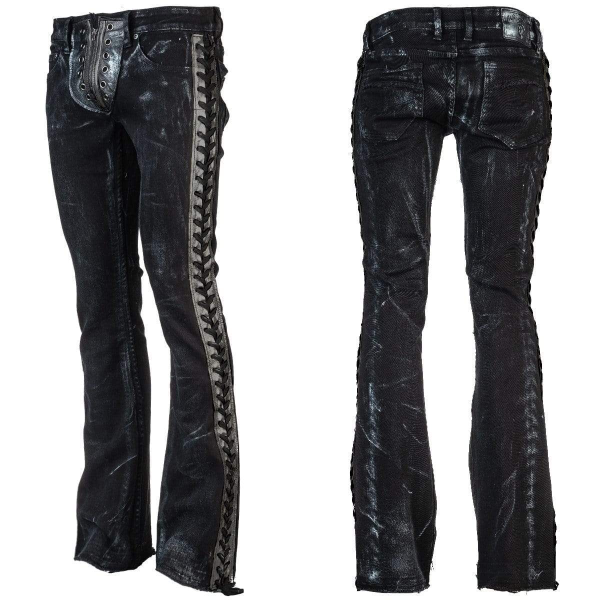 Black Stripe Pants