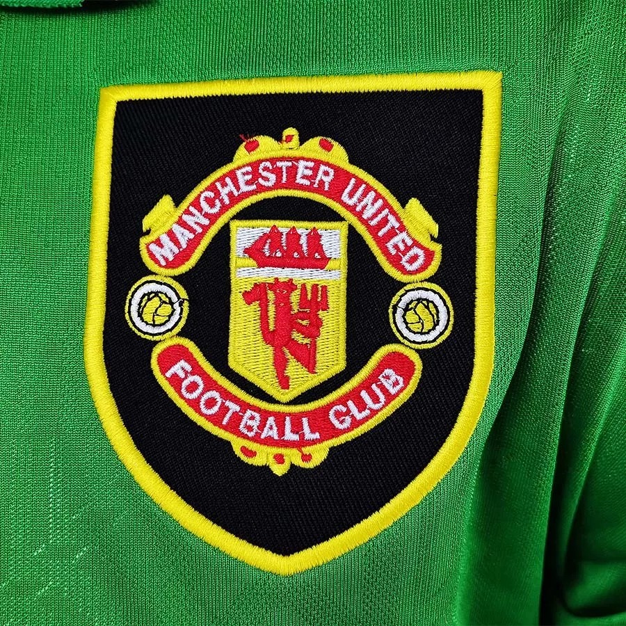 1992 Man Utd Away Long Sleeve Retro Soccer Jersey