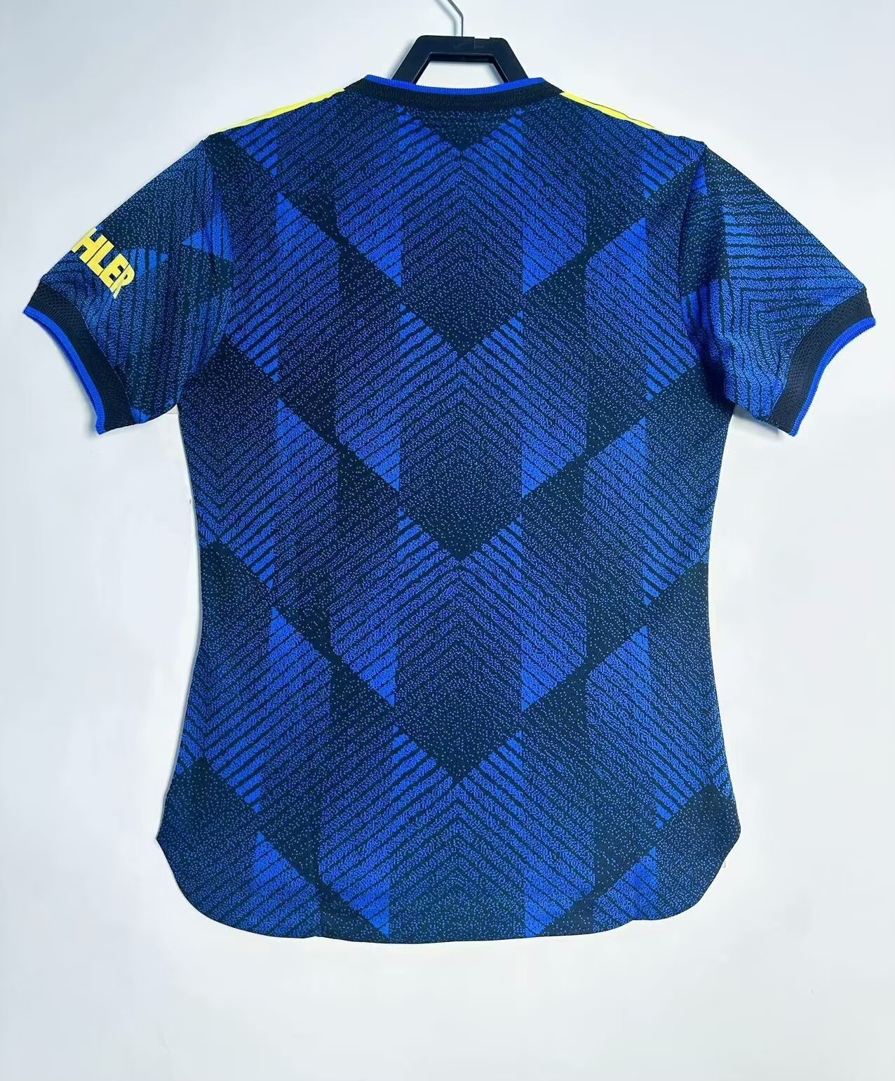 2021-2022 Man Utd Third Player Version Retro Soccer Jersey