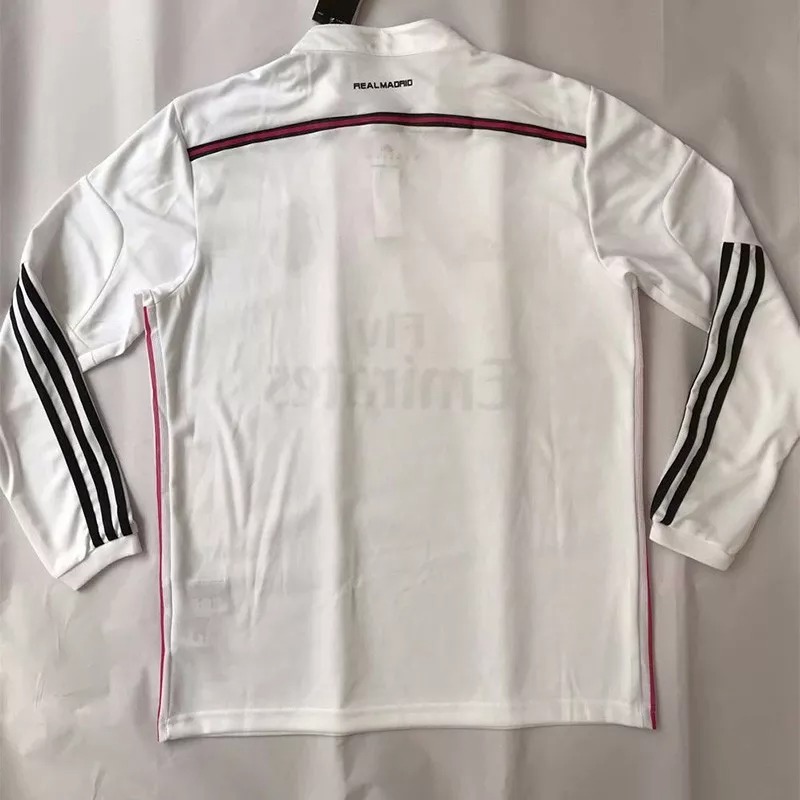 2014-2015 RMA Home Long Sleeve Retro Soccer Jersey