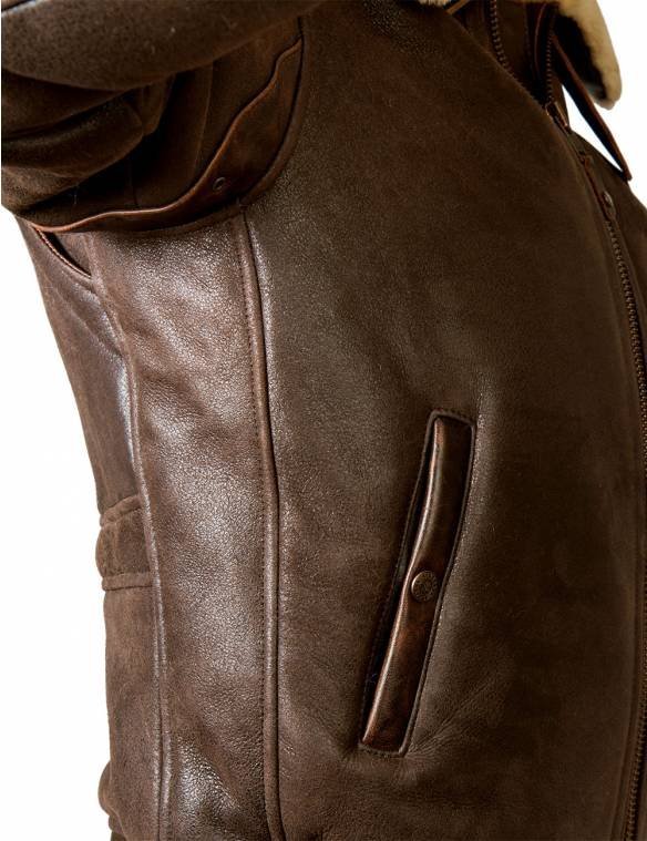 B-15 FAST EAGLE SHEEPSKIN FLIGHT JACKET
