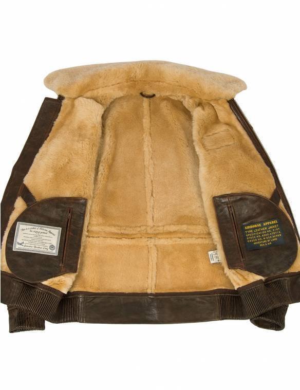 B-15 FAST EAGLE SHEEPSKIN FLIGHT JACKET