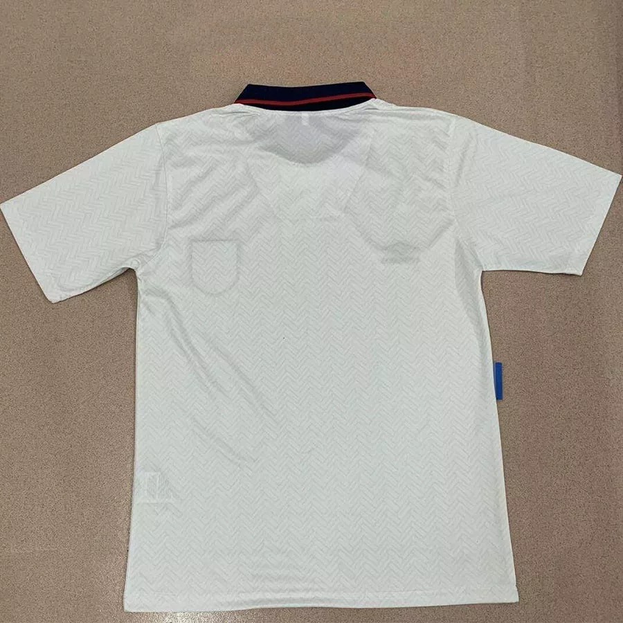 1994 England Home Retro Soccer Jersey