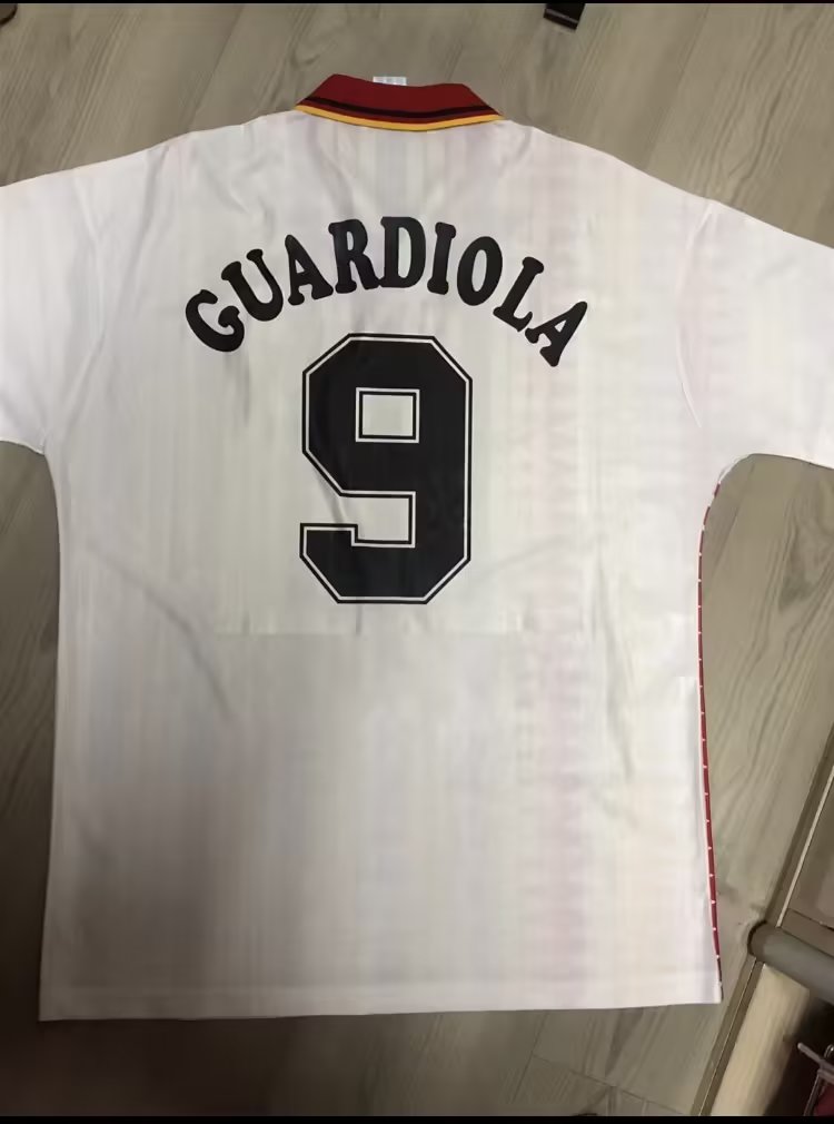 1994 Spain Away Retro Soccer Jersey