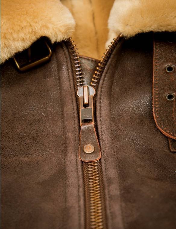 B-15 FAST EAGLE SHEEPSKIN FLIGHT JACKET