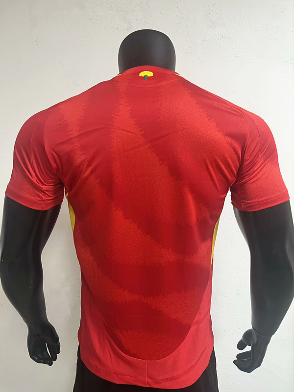 2024 Spain European Cup Home Player Version Soccer Jersey