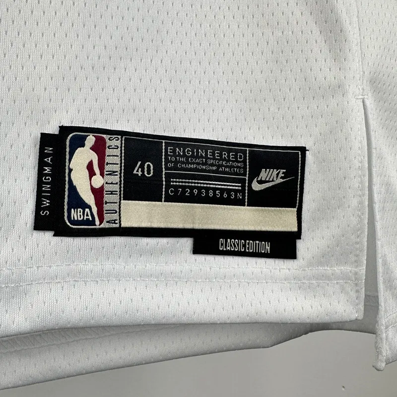 23-24 TIMBERWOLVES ERDWARDS #5 White Top Quality Hot Pressing NBA Jersey(Retro Logo)
