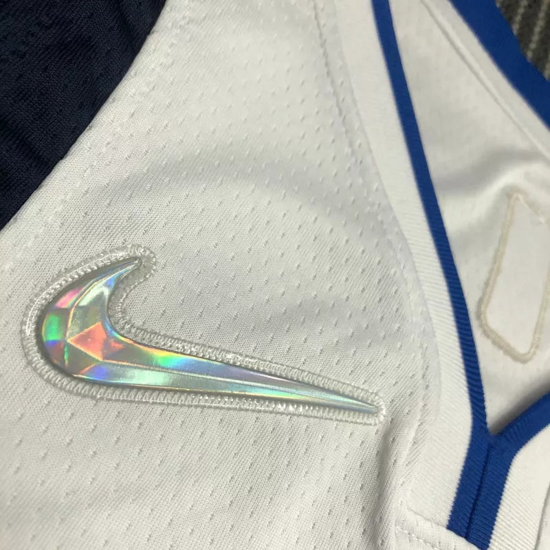 21-22 Dallas DONCIC #77 White 75th Anniversary Top Quality Hot Pressing NBA Jersey