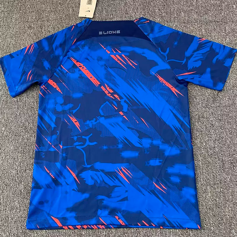 22-23 England Blue Training Shirts