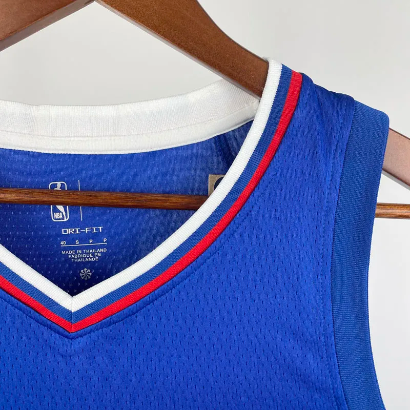 22-23 Clippers LEONARO #2 Blue Top Quality Hot Pressing NBA Jersey