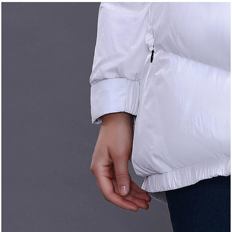 Mid Length Milky Women's Down Jacket