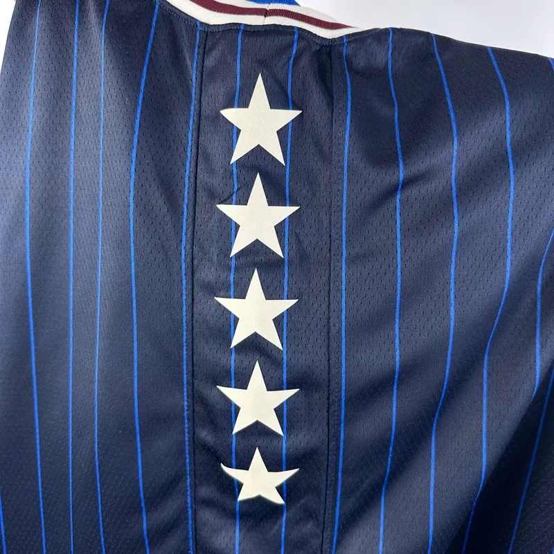 23-24 ALL-STAR MITCHELL #45 Blue Top Quality Hot Pressing NBA Jersey