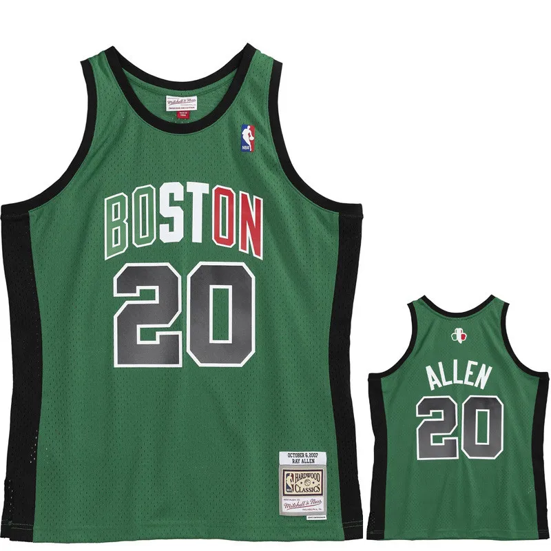 CELTICS ALLEN #20 Green Italian Game Edition Top Quality Hot Pressing NBA Jersey
