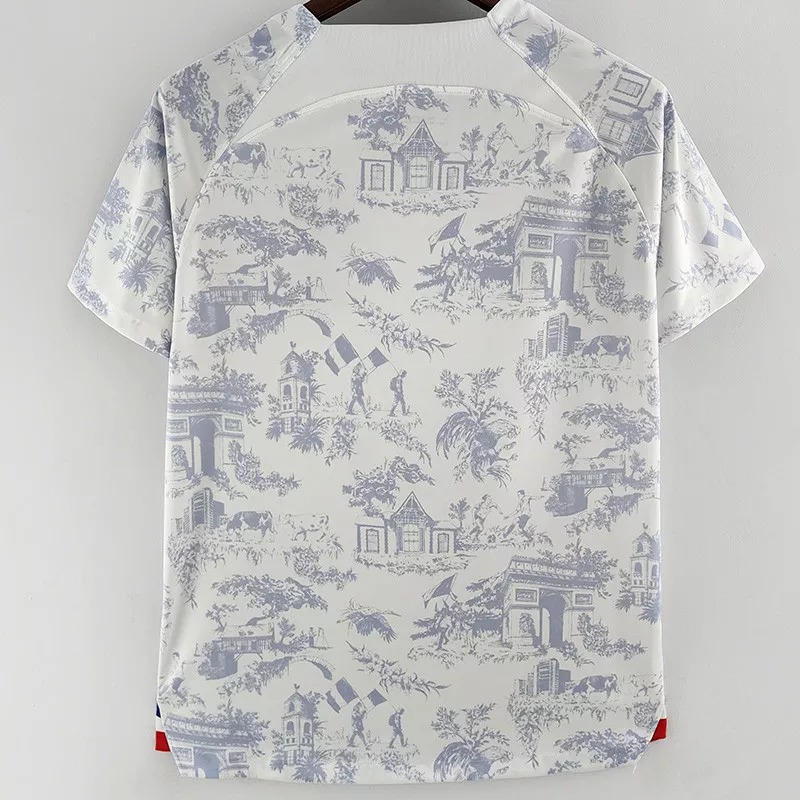 22-23 France Away Fans Version Soccer Jersey