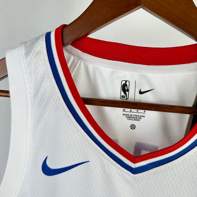 22-23 CLIPPERS HARDEN #1 White Top Quality Hot Pressing NBA Jersey