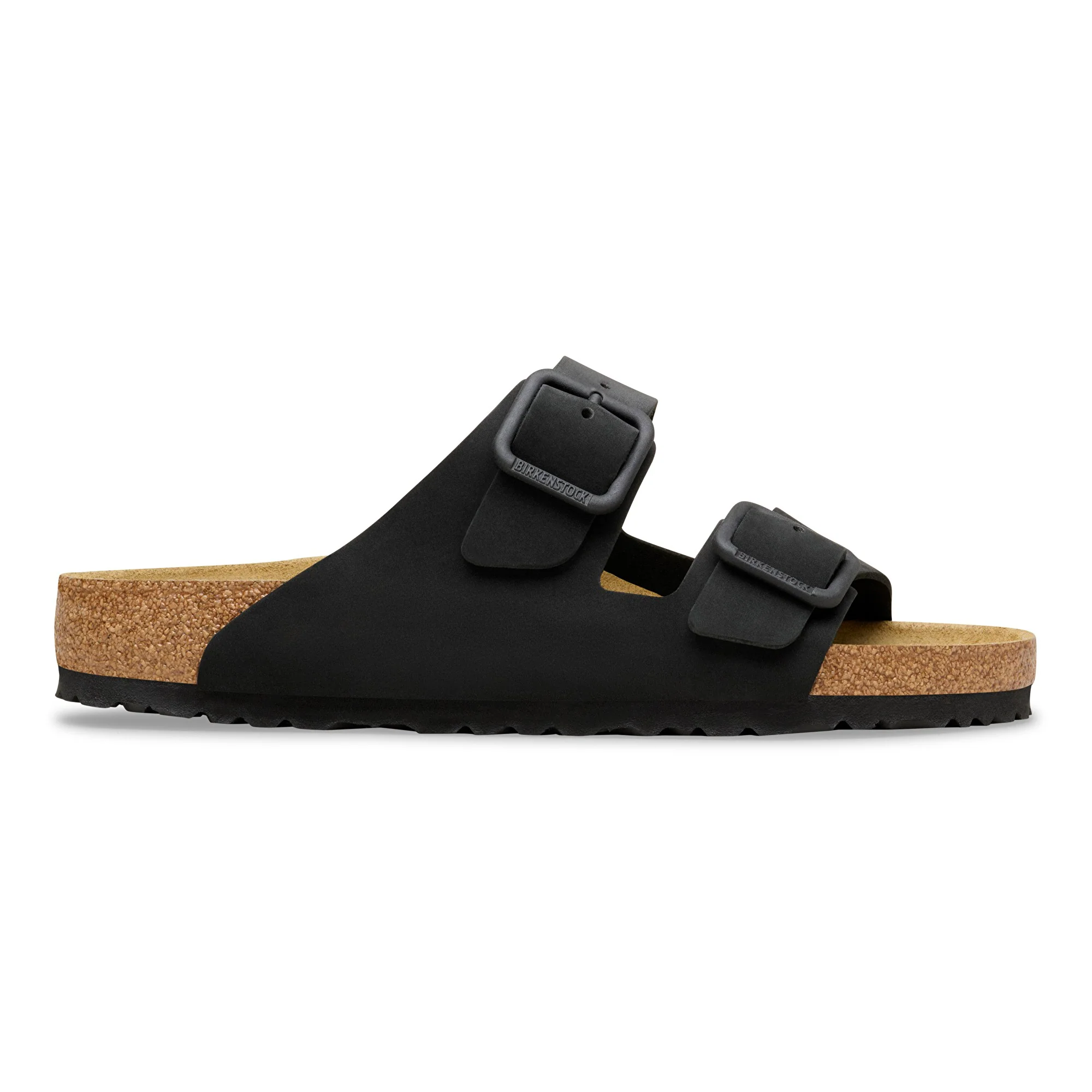 Arizona Wire Buckle Nubuk Leather Black - leoleo123123