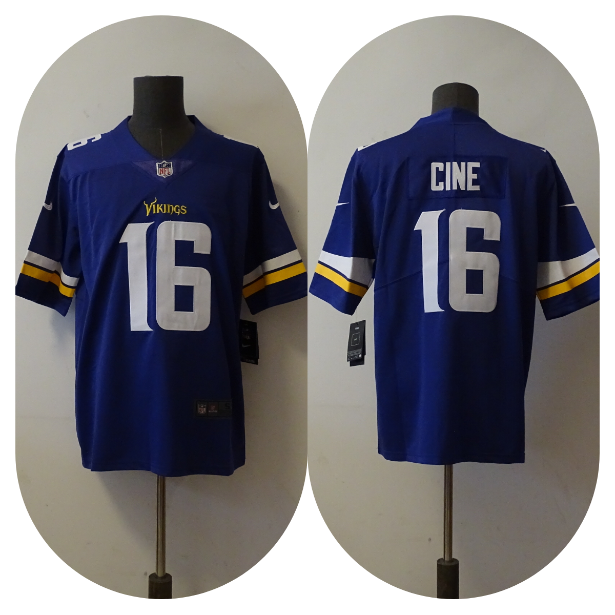 2023 NFL Minnesota Vikings New Pattern Jersey