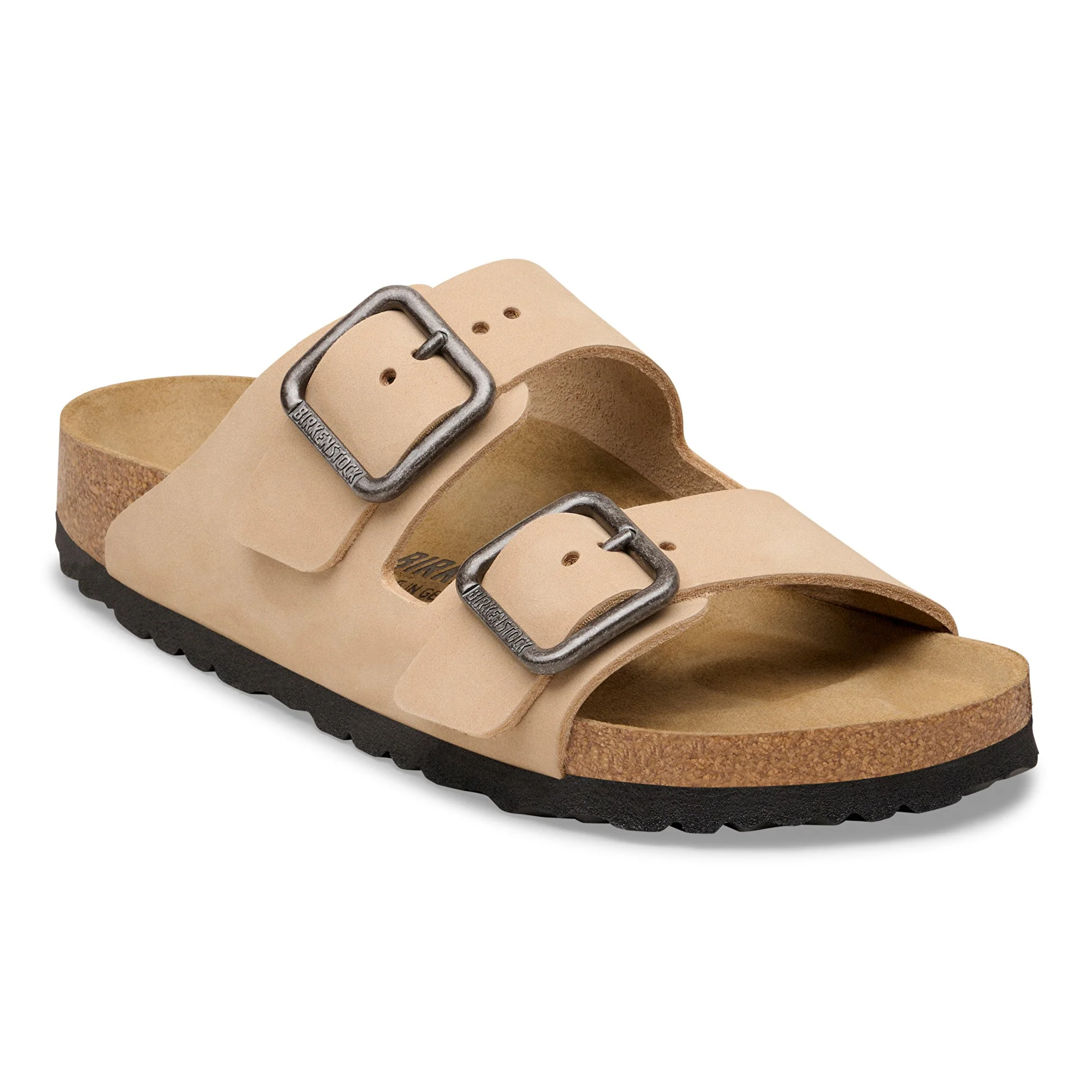 Arizona Wire Buckle Nubuk Leather Sandcastle - leoleo123123