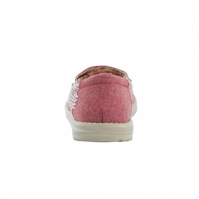 Women's Shoes Misty Red And Blue Barbados