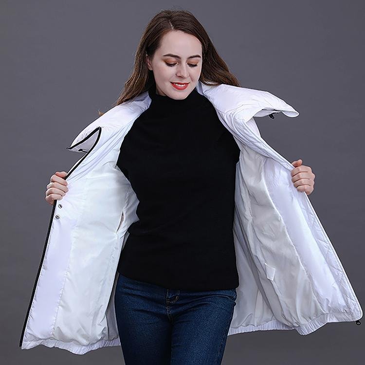 Mid Length Milky Women's Down Jacket
