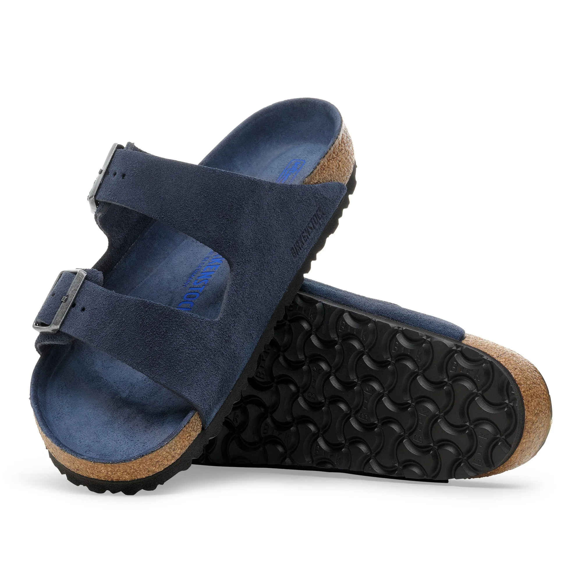 Arizona Soft Footbed Suede Leather New Navy Tonal - leoleo123123