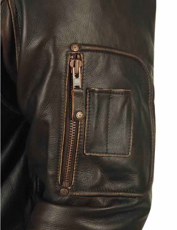 TOP GUN 3G FLIGHT LEATHER JACKET