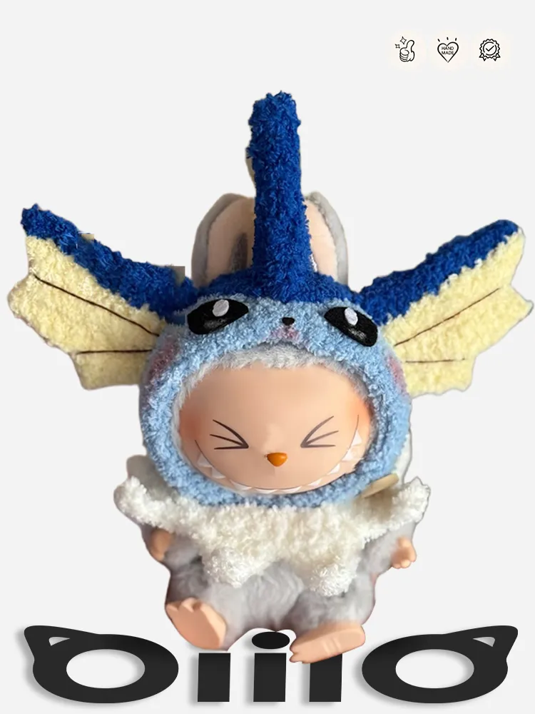 LABUBU Pokémon Vaporeon Outfit