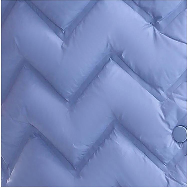Longer Light Blue Women's Down Jacket