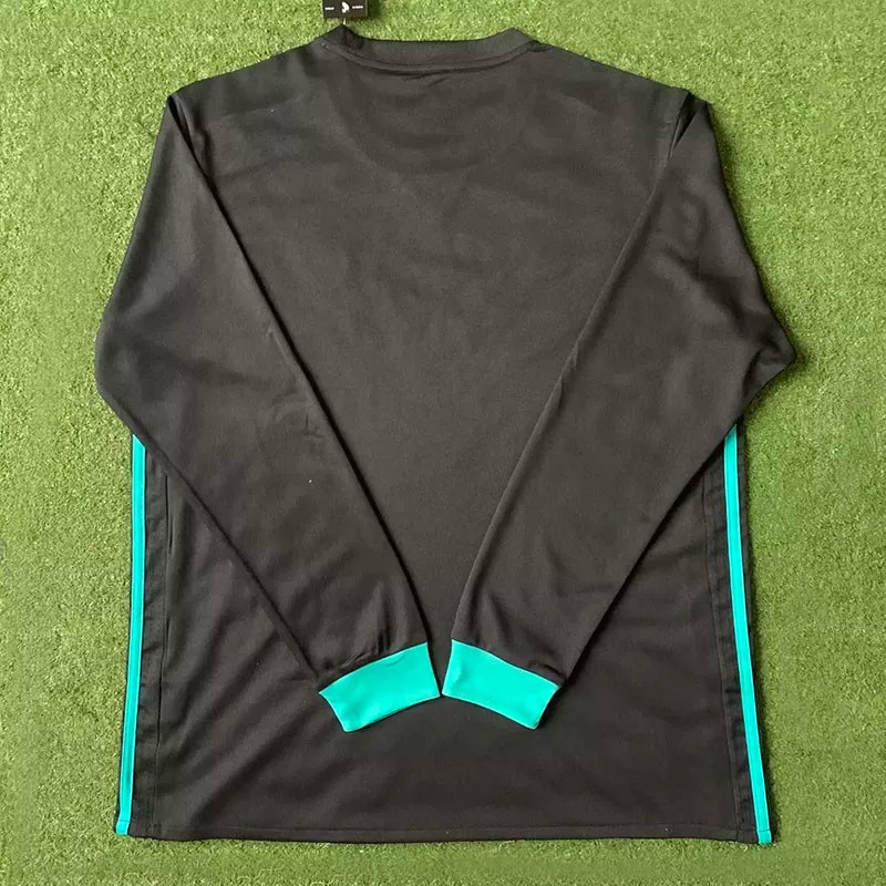 2017-2018 RMA Away Long Sleeve Retro Soccer Jersey