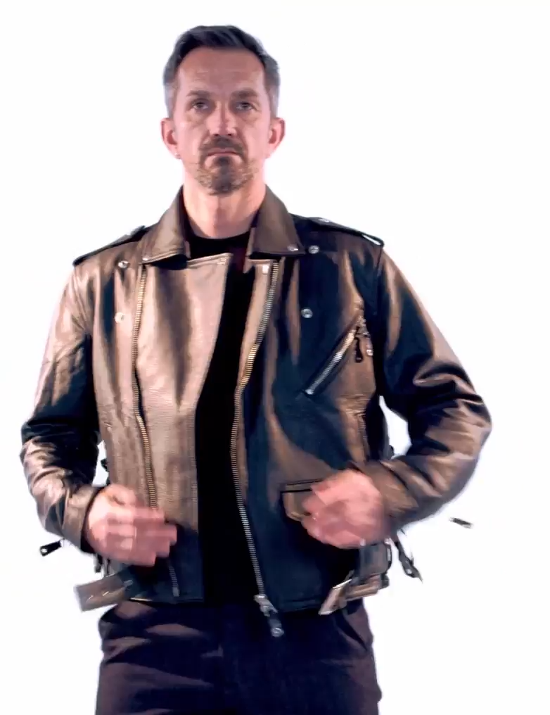 Rock Biker Leather Jacket