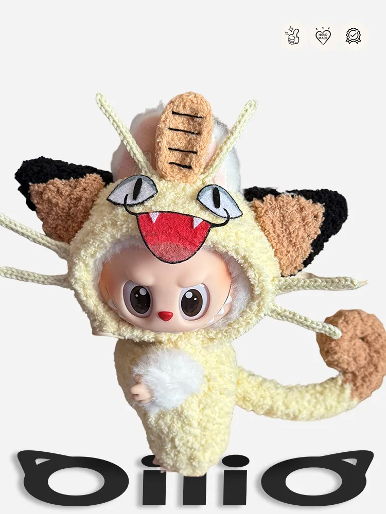 LABUBU Pokémon Meowth Outfit