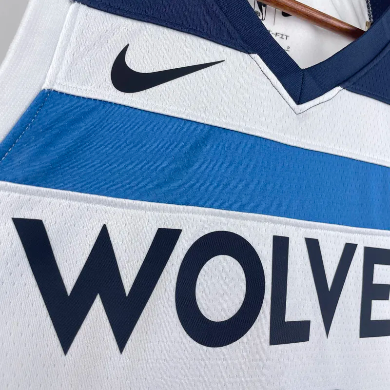 22-23 Timberwolves ROSE #25 White Top Quality Hot Pressing NBA Jersey