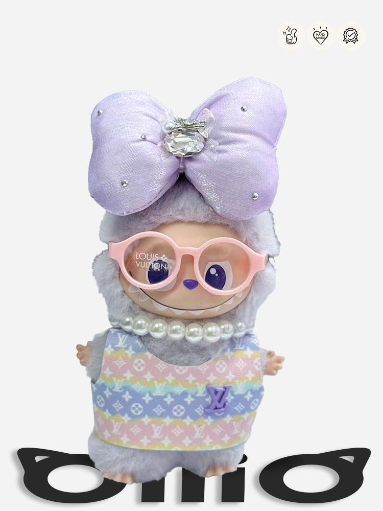 MINI Labubu Clothes Charming Louis Vuitton Inspired Ensemble