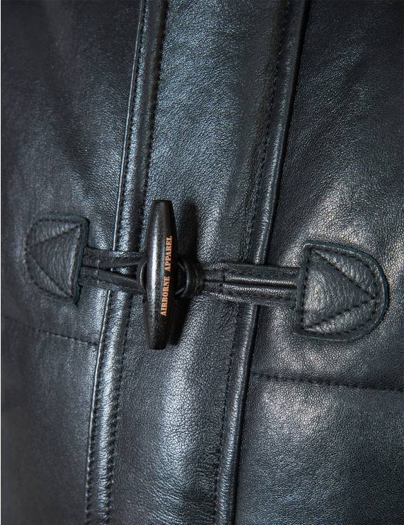 BALTO LEATHER PARKA LONG