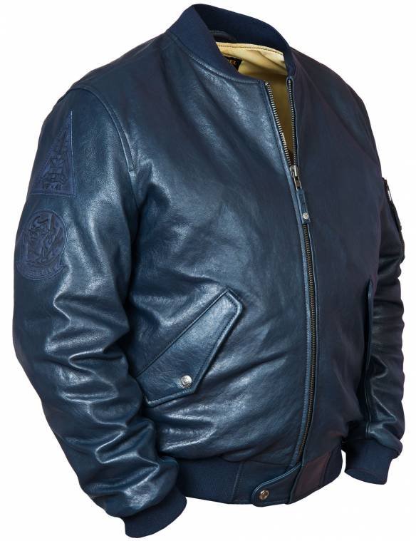 MA1 TOM CAT BOMBER LEATHER JACKET