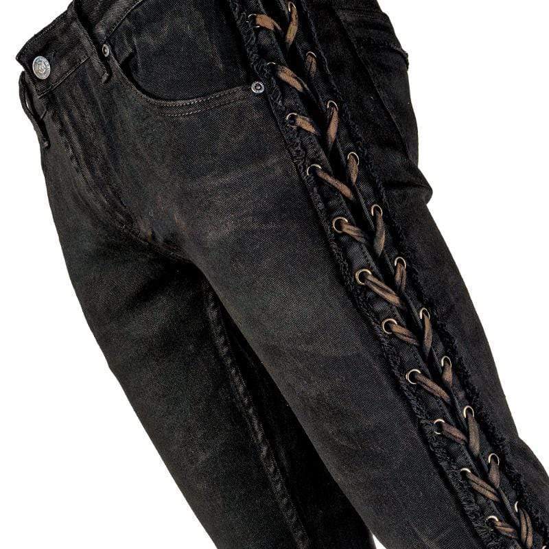 Sidelaced Raw Umber Alloy Wash Pants