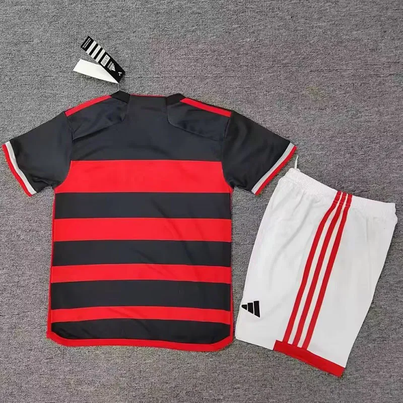 24-25 Flamengo Home Kids Soccer Jersey