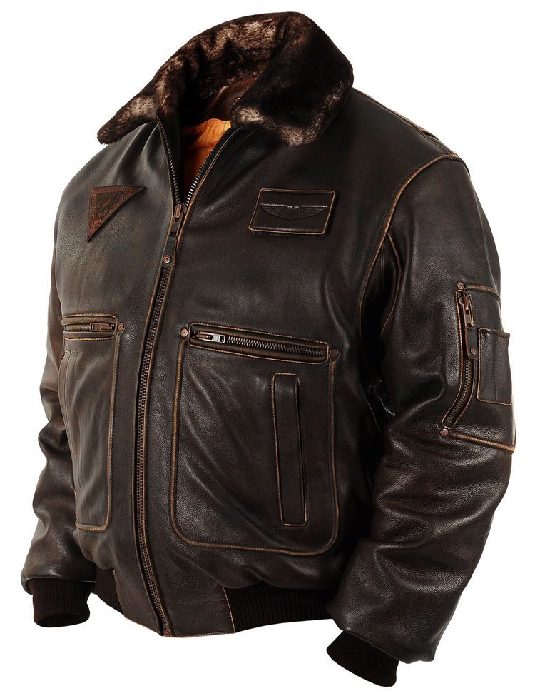TOP GUN 3G FLIGHT LEATHER JACKET