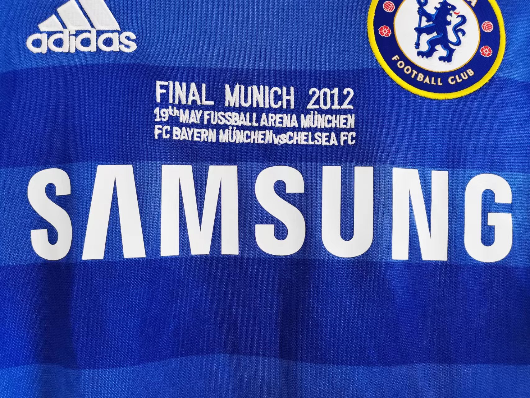 2011-2012 CHE Home Retro Soccer Jersey (决赛小字)
