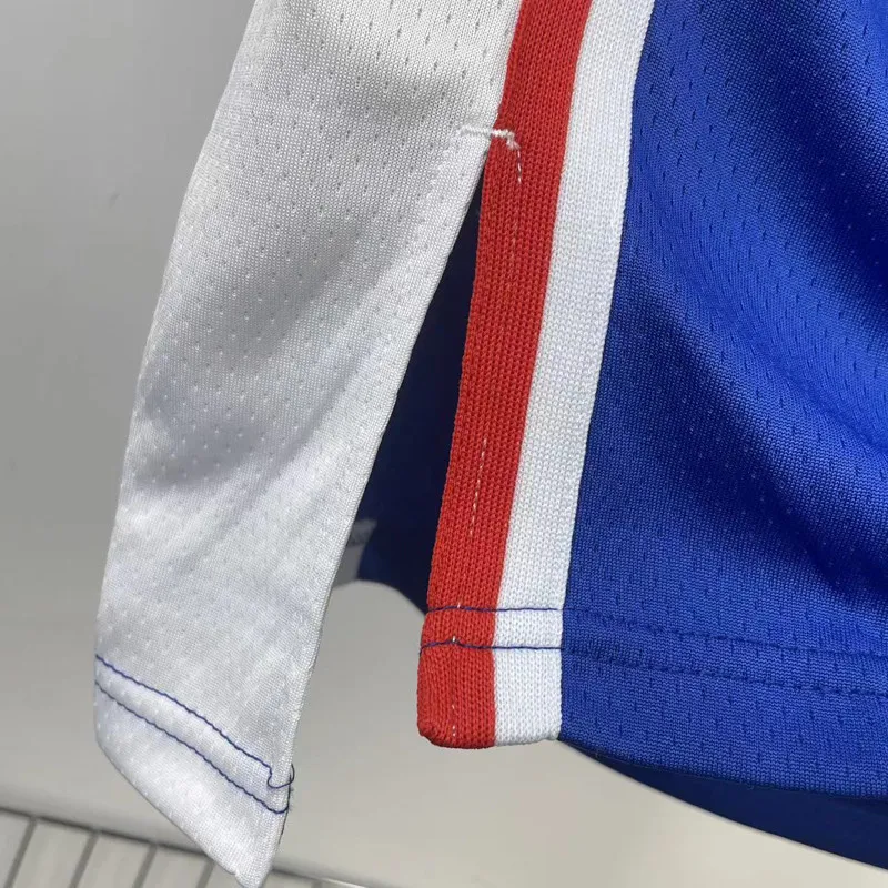 22-23 76ERS OUBRE JR. #9 Blue Top Quality Hot Pressing NBA Jersey (V领）