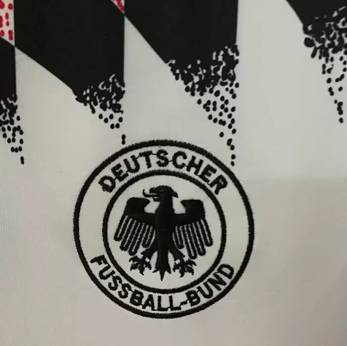 1994 Germany Home White Retro Soccer Jersey