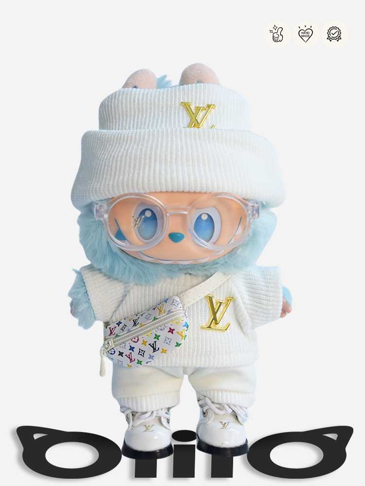 LABUBU Clothes LV White Urban Cub