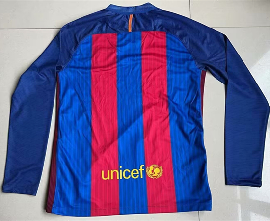 2016-2017 BAR Home Long sleeves Retro Soccer Jersey