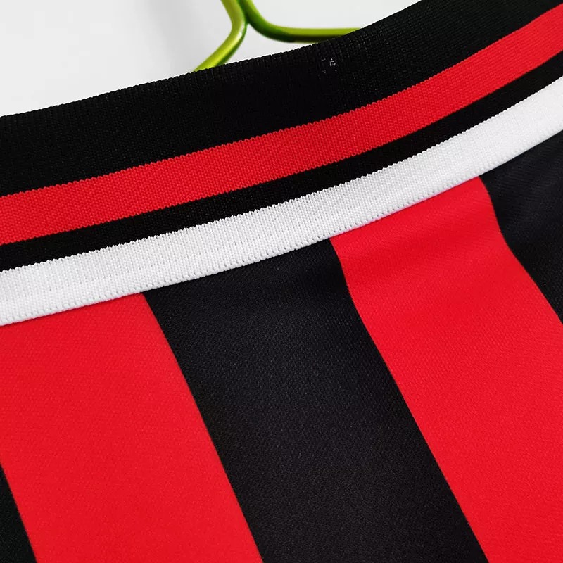 1994-1996 Man City Away Red Retro Soccer Jersey