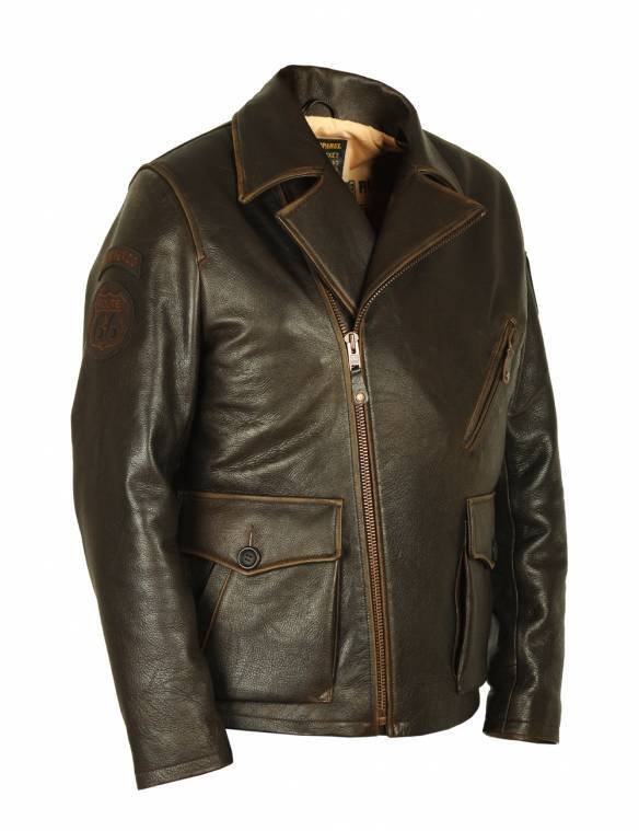 Route 66 New Mexico Motorcycle Leather Jacket