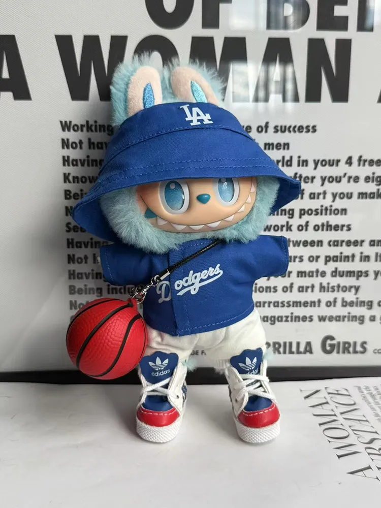 LABUBU Clothes LA Dodgers Basketball Outfit