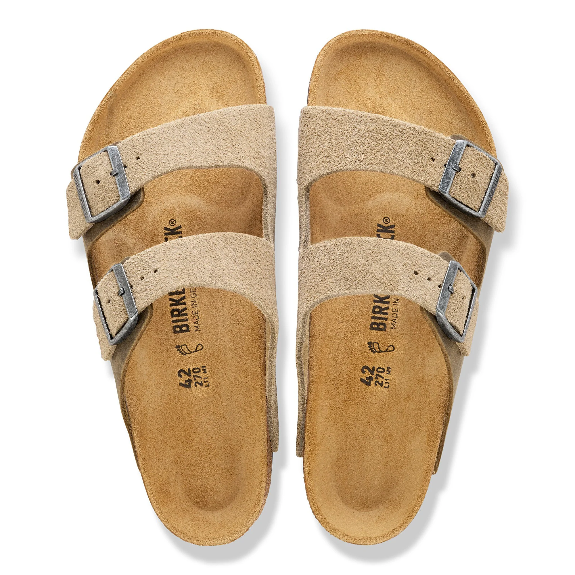 Arizona BS Mixed Leather Faded Khaki - leoleo123123