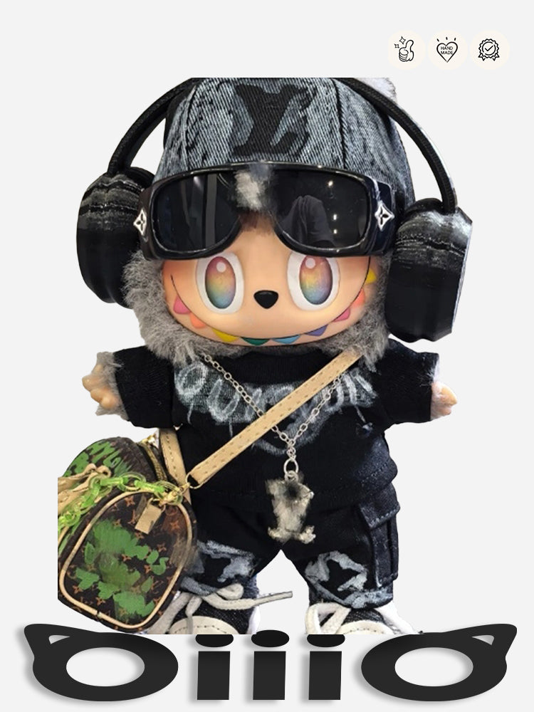 Labubu Clothes LV Cool inspired Streetwear Set