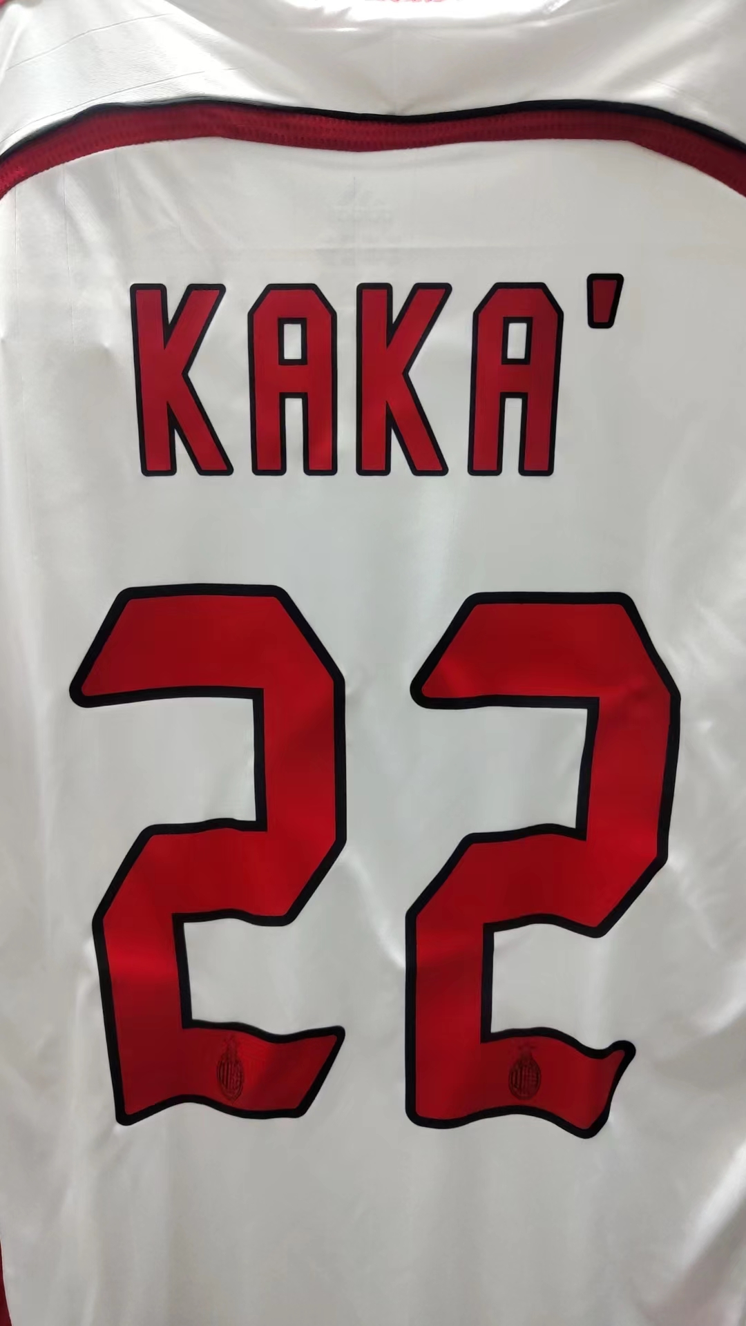 2006-2007 ACM Away White Retro Soccer Jersey(带决赛字)