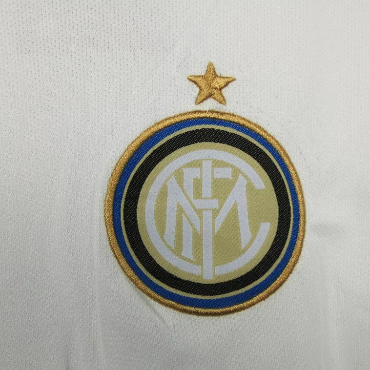2010-2011 INT Away White Retro Soccer Jersey